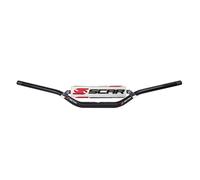 Scar Manubrio S2 Medium Ø22,2 mm Nero Protettore Bianco