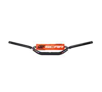 Spedizione Gratuita Manubrio SCAR S² Medium Ø22,2mm Nero/Arancia Per Moto