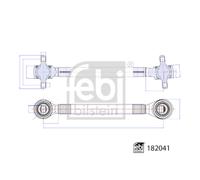 FEBI BILSTEIN 182041 Braccio oscillante, sospensione ruota