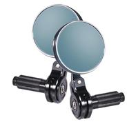 manubrio specchi laterale Per BMW Moto Manubrio ATV Specchietti Retrovisore Laterale Vetro Blu Specchietto