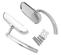 manubrio specchi laterale Per Strada Per Star Per Royal Per Stratoliner Per Virago Per Vmax Specchietti Retrovisori Laterali Per Moto(Chrome)