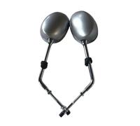 Manubrio Specchietti 1 paio per specchietto retrovisore per moto per Django nero, grigio, argento