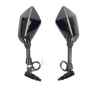 Manubrio Specchietti Moto modificato specchio retrovisore universale con segnale di svolta adatto per auto strada per il principe crociera Scooter riflettore