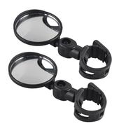 Manubrio Specchietti Specchietto retrovisore ausiliario per bicicletta, regolabile, girevole, grandangolare, convesso, per montaggio su manubrio specchietti retrovisori