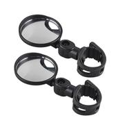 Manubrio Specchietti Specchietto retrovisore per bicicletta 2 pezzi regolabile girevole per manubrio ausiliario specchietto convesso grandangolare