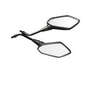 Manubrio Specchietti Specchietto retrovisore per moto, scooter, bici elettriche, convesso, in fibra di carbonio, universale, 8 mm, 10, 2 pezzi/coppia