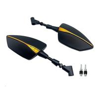 Manubrio Specchietto Specchietto Retrovisore Laterale Per Moto Per Benelli TRK502 TRK502X TRK251 Specchietto Retrovisore Girevole Sinistro/destro Regolabile(Oro 2)