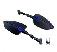 Manubrio Specchietto Specchietto Retrovisore Laterale Per Moto Per Benelli TRK502 TRK502X TRK251 Specchietto Retrovisore Girevole Sinistro/destro Regolabile(BLU 2)