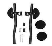 Manubrio Split Rest per bici Bracciolo per bici in lega di alluminio TT Barra relax con imbottitura in spugna per la guida su lunghe distanze