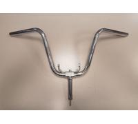 MANUBRIO TUBO PIEGA STERZO COMANDO CROMO LUCIDO STAFFA PORTA FANALE PIAGGIO SI