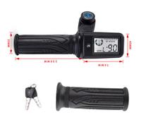 Manubrio Ufficio Esterno Tensione Accessori Nero LED Display Chilometraggio