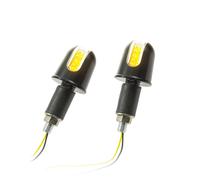 Manubrio Universale Moto - Indicatori LED Rondo Neri 7/8" + 1" E-Approved