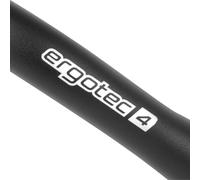 Manubrio vtt-city rialzato ergotec stuttgarter in alluminio nero diametro 31,8 m