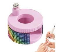 Manucure Aimantée - Outil Ongles Rotation 360° Puissant Magnétique, Débutants Créatif Pratique Durable, Design Facile, Maison Salon Voyage | Peinture Décoration Ongles