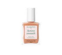 Manucurist Active Smooth 02 - Smalto per Unghie Trattamento Riparatore Lisciante - Finish Dorato - Vegan & Made in France - Smalto Rinforzante Unghie, Smalto Nude - Trattamento per Unghie Danneggiate