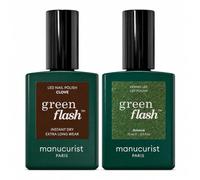Manucurist Green Flash Set di 2 Smalti Semipermanenti LED - Groove & Clove