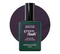 Manucurist Green Flash Smalto Viola con Sottotoni Grigi Queen of Night