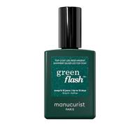 Manucurist Green Flash Top Coat Glitterato Argento