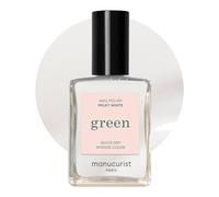MANUCURIST • Green Smalto Unghie Bianco Latte • Smalto classico 9-Free • Vegano e di Origine Biologica (83%) • Manicure professionale • 15ml (MILKY WHITE)