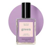 Manucurist - Green Smalto Unghie Lisa Lilas - Smalto Lilla - Smalti per Unghie classico 9-Free - Vegano e di Origine Biologica (80%) - Manicure Professionale - 15ml - Nail Polish