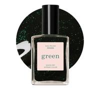 MANUCURIST • Green Smalto Unghie verde glitterato • Smalto classico per unghie 9-Free • Vegano e di Origine Biologica (81%) • Manicure professionale • 15ml (POISON)