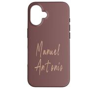 Manuel Antonio Costa Rica Design elegante vintage Custodia per iPhone 16