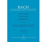Manuel Bär Johannes-Passion "O Mensch, bewein" BWV 245.2 (Fassu (Tascabile)