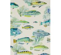 Manuel Canovas Carta da parati Fidji - Aqua
