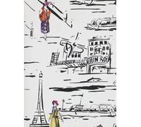 Manuel Canovas Carta da parati La Parisienne - Noir et blanc