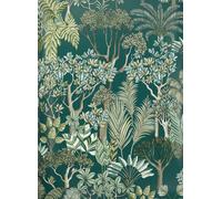 Manuel Canovas Carta da parati Morny - Bleu Canard