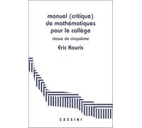 Manuel (critique) de mathématiques pour le collège: Classe de 5e
