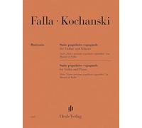 Manuel de Falla - Suite populaire espagnole: Besetzung: Violine und Klavier