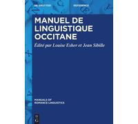 Manuel de Linguistique Occitane (Copertina rigida)