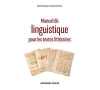 Manuel de linguistique pour les textes littéraires