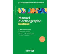 Manuel d'orthographe: Mise à niveau