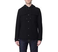 Manuel Ritz cappotto corto cargo con cappuccio nero 46