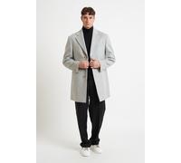 manuel ritz Cappotto Uomo Monopetto Fit in Panno Misto Lana C4448 - Grigio / 54