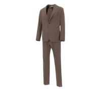 Manuel Ritz - Cool Wool Stretch Suit - - Suits - Uomo - Marrone - M