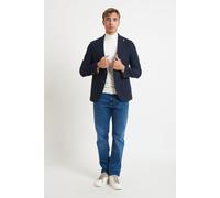 manuel ritz Giacca Drop Otto Semifoderata in Pattern Misto Lana e Cotone G2038 - Blu / 50