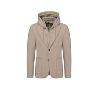 MANUEL RITZ Giacca Uomo Elegante, Cotone Misto con Pettorina Estraibile e Cappuccio, Stile Business Casual (IT, Numero, 48, Regular, Regular, Beige 24)