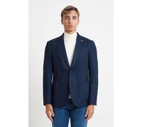 MANUEL RITZ Giacca Uomo Sfoderata Chiusura a Due Bottoni e Tessuto Piquet Stretch MODELLO G2900MC - Blu / 58