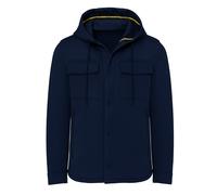 Manuel Ritz giubbino con cappuccio uomo blu