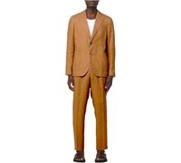 Manuel Ritz Uomo Abito Completo 3432A3728LP233279 Lino Marrone 50