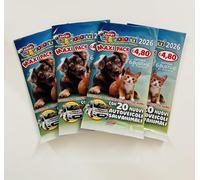 manuelkant 4 Maxi Pack da 6 bustine (=24 bustine) per la raccolta di figurine degli Amici Cucciolotti 2026