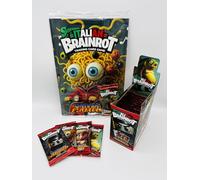 manuelkant Album Raccoglitore + Scatola Box 24 bustine sigillate per la raccolta Skifidol Italian Brainrot TCG Gioco carte Collezionabili