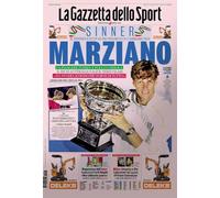 manuelkant La Gazzetta dello Sport 27 Gennaio 2025 Sinner MARZIANO Australian Open