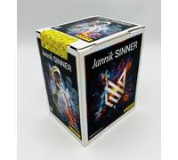 manuelkant Scatola Box 36 bustine per la raccolta di figurine Jannik Sinner Sticker Album Panini