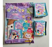 manuelkant Special Pack Album + 50 Bustine di figurine per la raccolta Squishmallows Squad Vibes! Panini