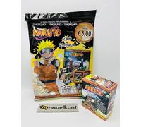 manuelkant Starter Album + Scatola Box da 24 bustine di figurine per la raccolta di Naruto Avventure Ninja