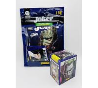 manuelkant Starter Pack + Scatola Box 36 bustine per la raccolta di figurine Joker Welcome to Arkham Asylum Sticker e Card Collection
